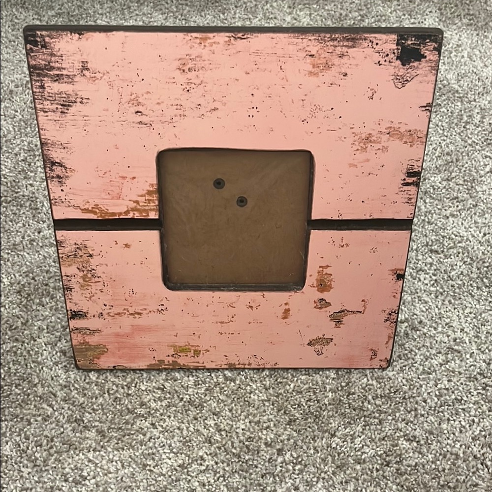 Rustic Pink Photo Frame 4x4